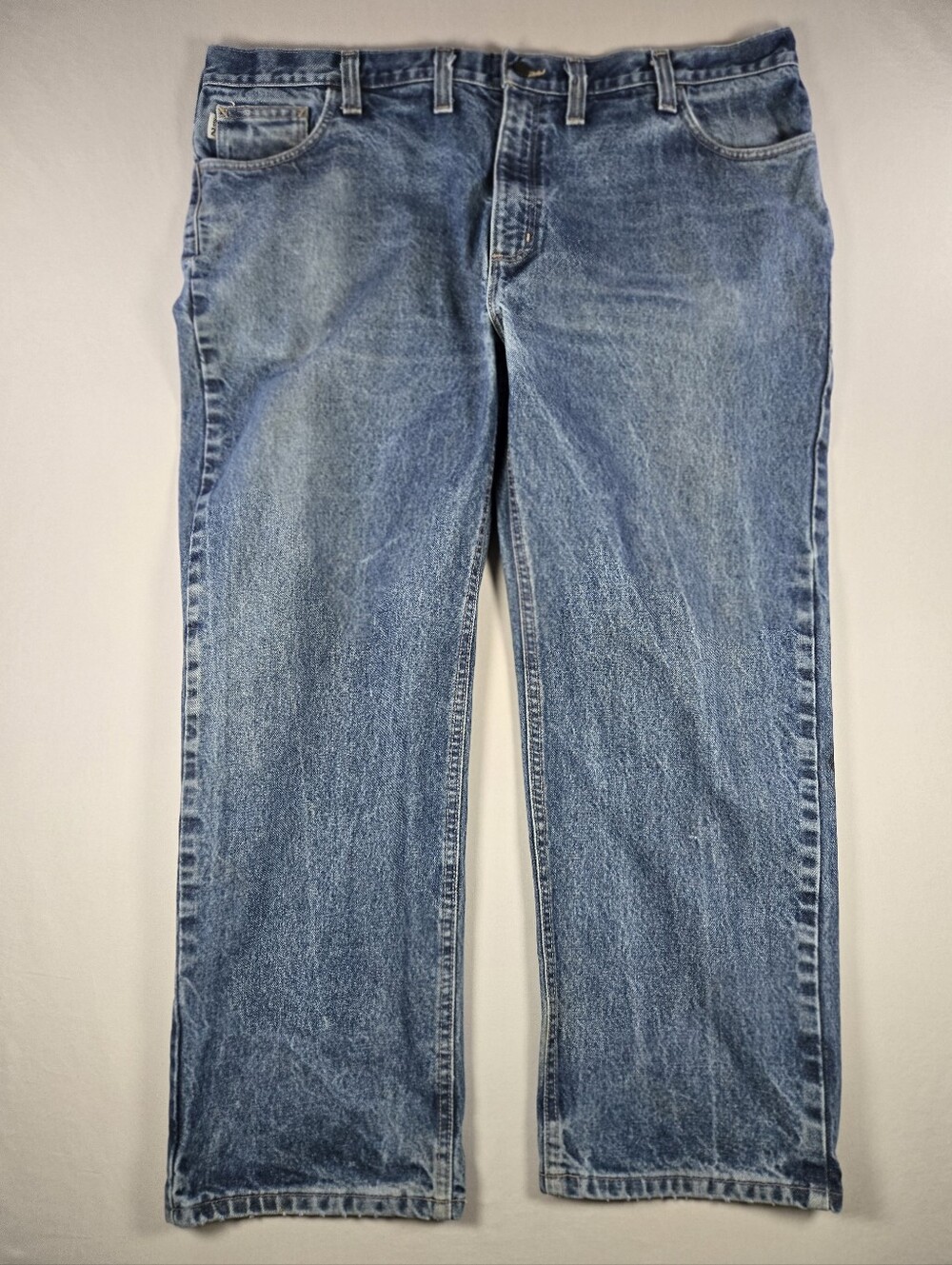 2012 Carhartt FR Flame Resistant Blue Denim Work Jeans HRC 2 W46 L30